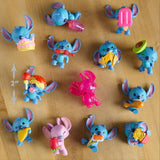 Speel gewoon Disney Stitch verzamelminifiguren, verrassingspakket, 5 cm grote verzamelfiguren, stijlen kunnen variëren, speelgoed voor kinderen 3+ actiefiguren Naty Shop