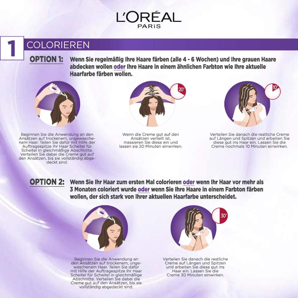 L'Oréal Paris Permanente haarverf met ultrakoel kleurresultaat, 100% dekking van grijs haar, set met kleuring, shampoo en verzorgende crème, Excellence Cool Creme, No. 7.11 Ultracool middenblond (Blond) Naty Shop haarverf