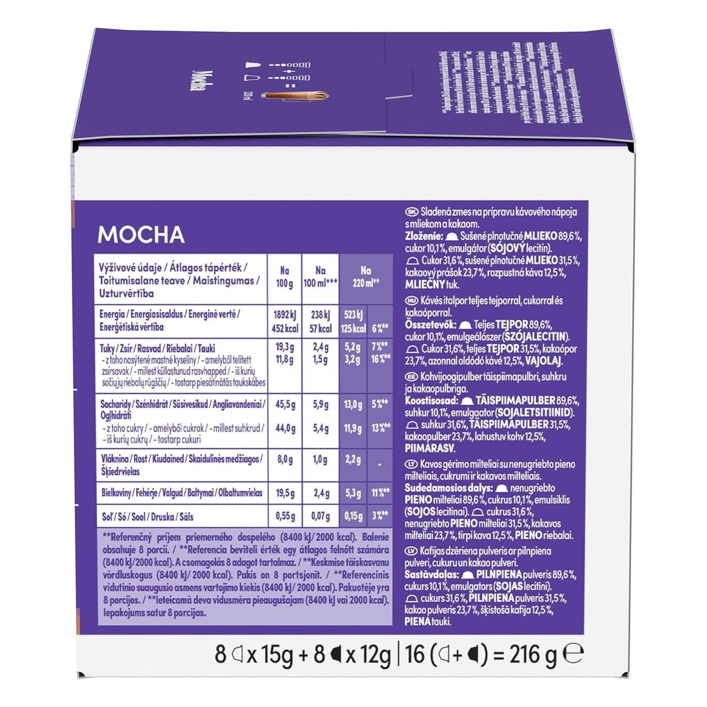 NESCAFÉ DOLCE GUSTO Mokka Kaffeekapseln 3er-pakket (3 x 16 Kapseln)