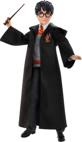 Mattel Harry Potter - verzamelpop (ca. 26 cm) met Zweinsteinuniform, Griffoendor-jas en toverstaf vanaf 6 jaar FYM50 Actiefiguren Naty Shop Eenpersoonsbed