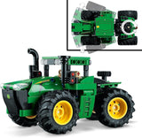 LEGO Technic John Deere 9620R 4WD-tractor met kipper Klassiek landbouwspeelgoed voor kinderen, jongens en meisjes, 8 jaar oud, verzamelmodelset 42136 Bouwsets