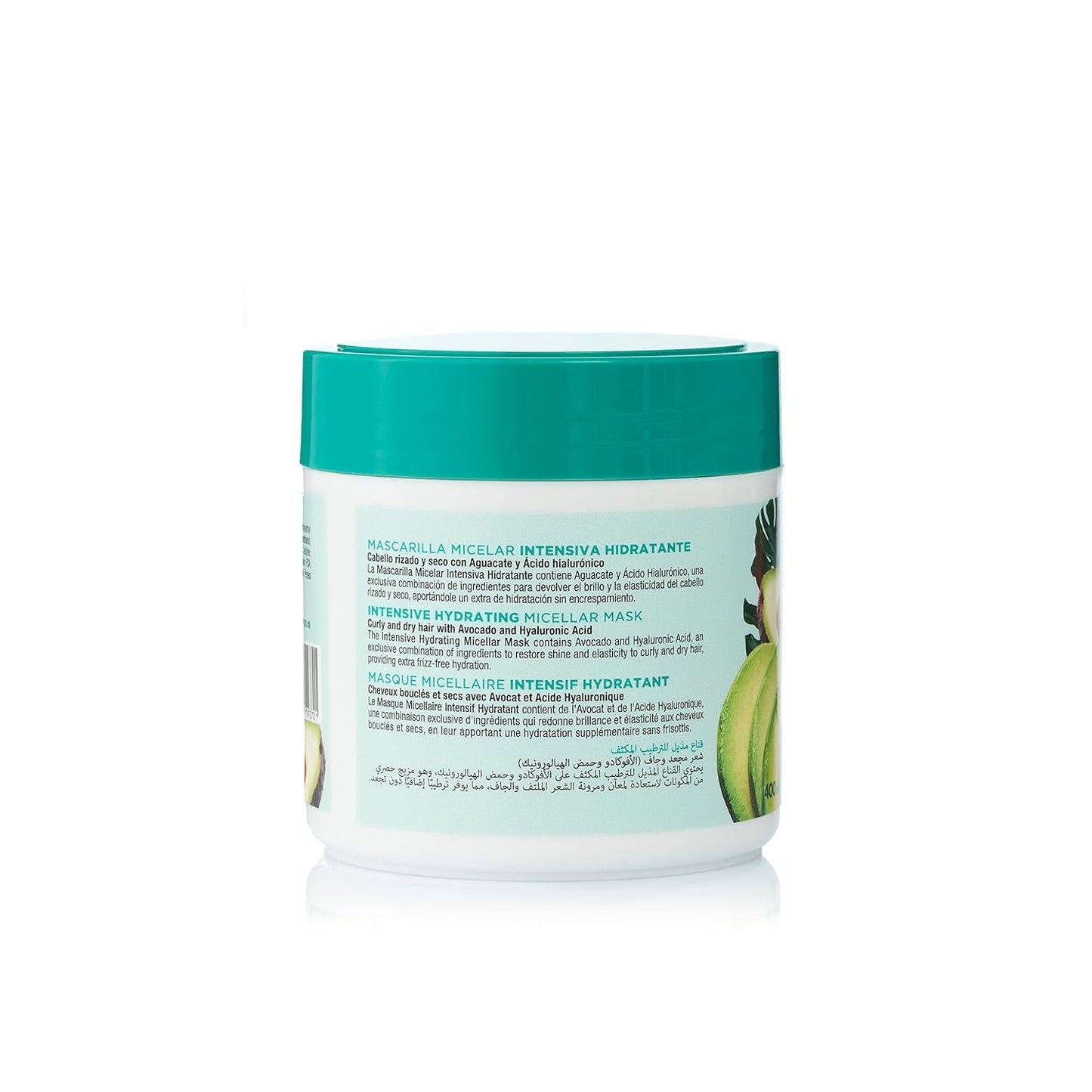 Zwart tulpenmasker, intensief, hydraterend, 400 ml Naty Shop haarmasker