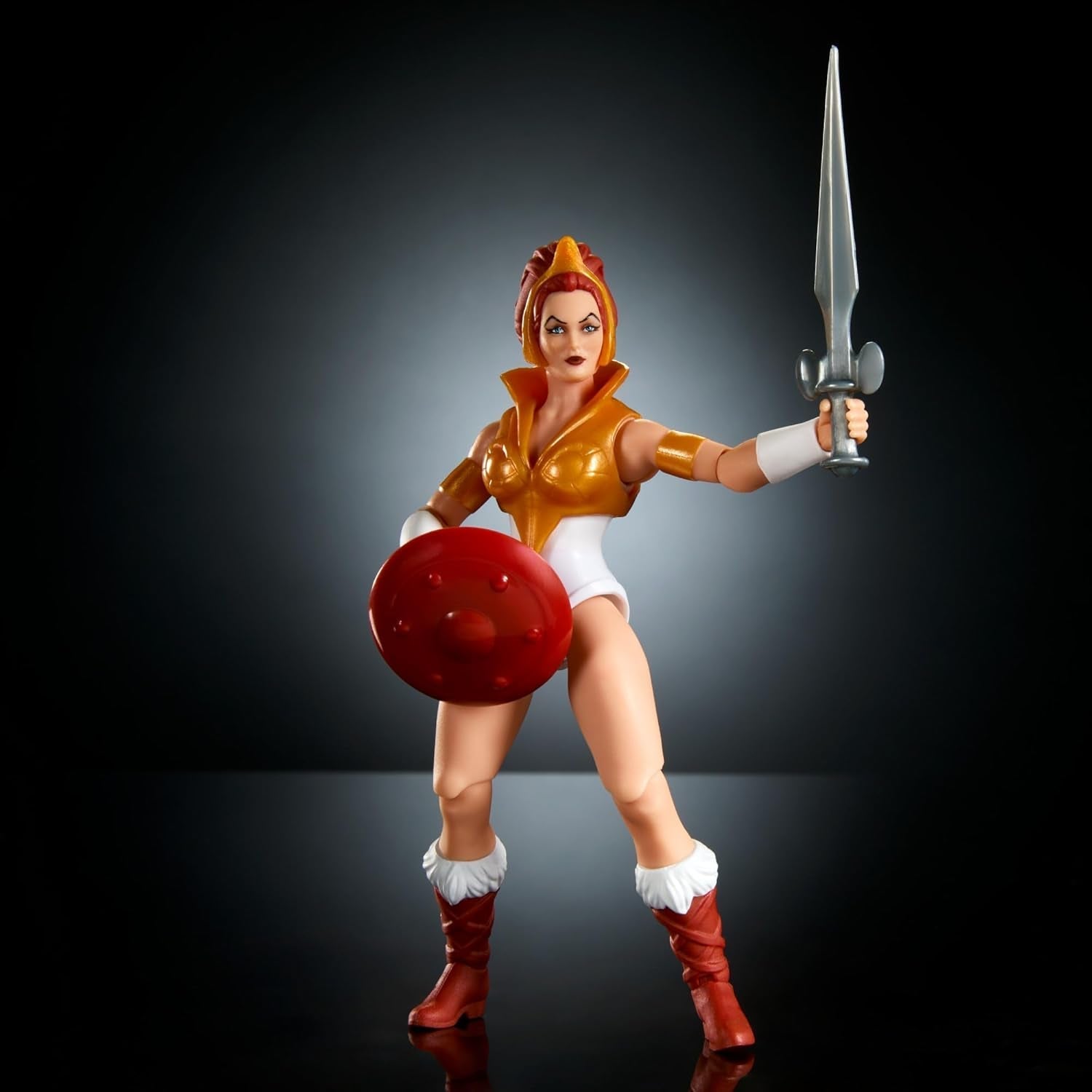 Masters of the Universe Origins Toy Cartoon Teela-actiefiguur Ongeveer 14 cm hoog Motu Heroine-accessoire en ministrip HYD27-actiefiguren Naty Shop