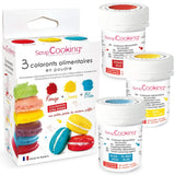 ScrapCooking, Set van 3 poederkleurstoffen - rood, geel, blauw, 3 x 5 gram Naty Shop 15 gram (set van 3 stuks)
