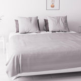 Soleil D'Ocre Adele, Zigzag hoes, Van de bank gegooid, Polykaton, Grijs, 220 X 240 Cm Dekbedden en dekbedden Naty Shop