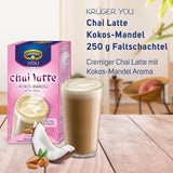 KRÜGER Chai Latte Exotic India type kokosnoot-amandel (1 x 0,25 kg)
