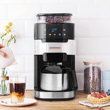 GASTROBACK Grind & Brew Pro thermische espressomachine, zilver, zwart