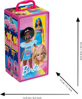 Theo Klein 5801 Barbie-kledingkast met kledingroedes en vakken, speelgoed voor kinderen vanaf 3 jaar, inclusief accessoires, meerkleurig