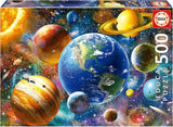 Educa - Puzzel 500 stukjes voor volwassenen | Zonnestelsel, puzzel 500 stukjes voor volwassenen en kinderen vanaf 11 jaar, planeten, ruimte, ruimte (18449) Puzzel Naty Shop Standaard titel