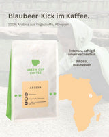 Koffie - Aricha I 100% Arabica I Koffiebonen 250g I Ideaal voor automatische koffiemachines, filterkoffie en French press met fruitige smaken I licht gebrand