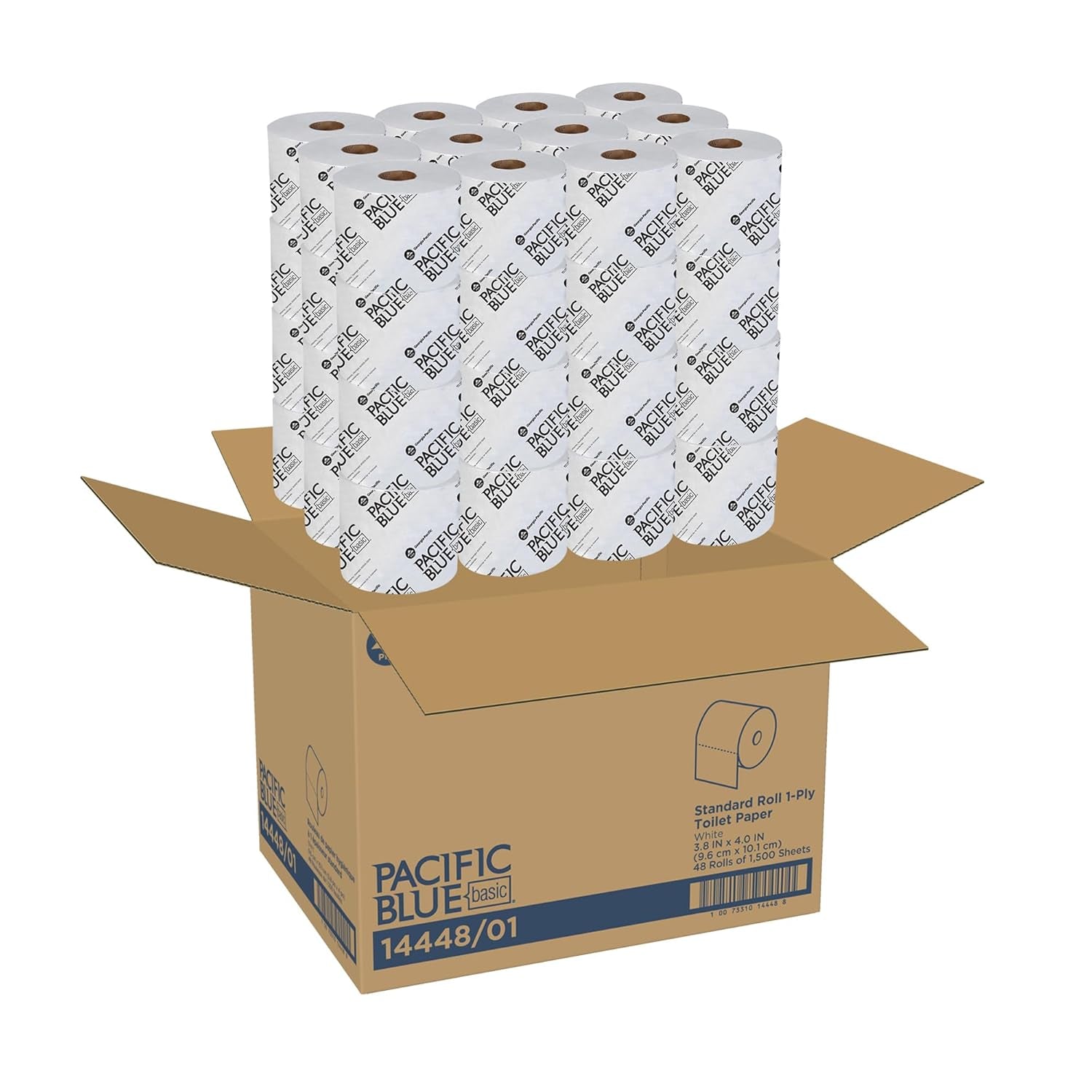Afbeelding Witte 1-laags badhanddoek, HOGE CAPACITEIT, wit, 48