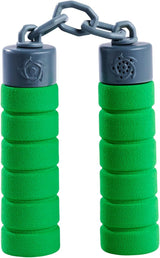 Ninja Nunchaku, geluid, handvat omwikkeld met zacht materiaal, 13cm, rollenspel, vanaf 3 jaar, groen Actiefiguren Naty Shop Standaard titel