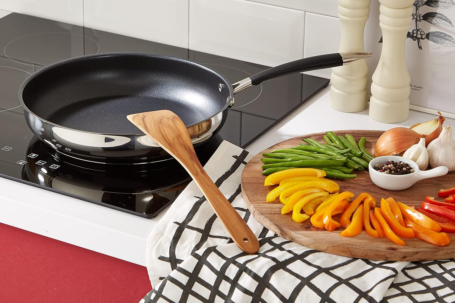 Pan, 28 cm, zwart Naty Shop Potten en pannen