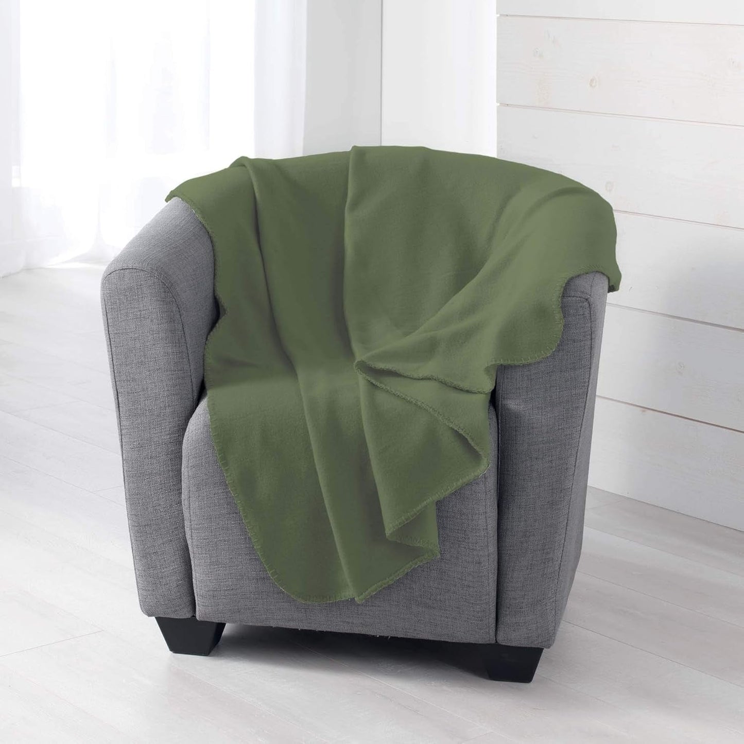 Douceur D'Intérieur, Milou fleecedeken antiek roze, 125 X 150 Cm Bedden en Dekens Douceur d'Intérieur Persimon 125 X 150 Cm