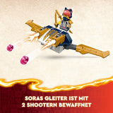 LEGO NINJAGO Ninja Team Combi Caterpillar 4 in 1 set met zweefvliegtuig, racewagen en 2 motorfietsen en 6 minifiguren Cadeau voor jongens en meisjes Ninja speelgoed 71820 Bouwsets Besuche in LEGO-Store