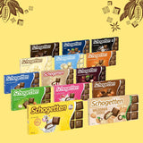 Schogenten voor kinderen, chocoladereep 100g, melkchocolade met romige melkvulling, handig geportioneerd. Een delicatesse. Stuk voor stuk.