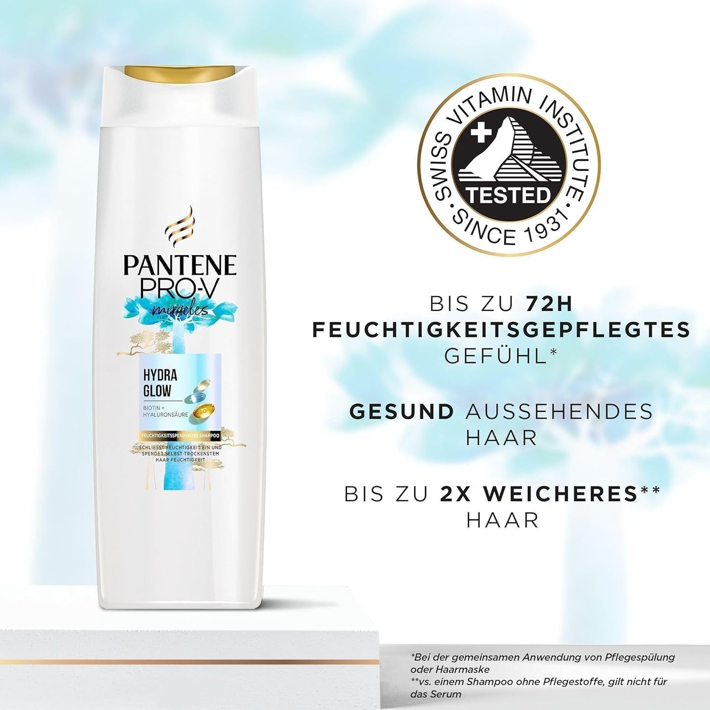 Pantene Pro-V Hydra Glow Hydraterende Shampoo met Biotine voor droog, beschadigd haar Pantene Douche & Bad