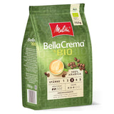 Melitta BellaCrema biologische hele koffiebonen, ongemalen, koffiebonen voor automatische koffiemachines, licht gebrand, geroosterd in Duitsland, sterkte 3, 750 g