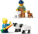 LEGO City tractor met aanhanger - Boerderijspeelgoed met tractor en dierfiguren - Montessori speelsets voor jongens en meisjes vanaf 4 jaar - cadeau met 2 minifiguren 60461 Bouwsets Besuche den LEGO-Store