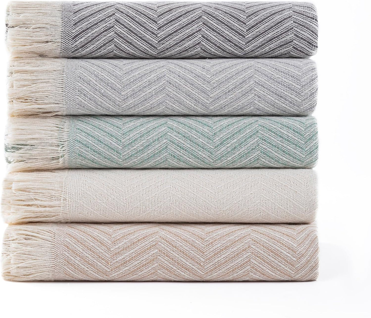 Todocama multifunctionele sprei, sprei, sprei, bankhoes, jarapas, visgraatmotief (230 X 260 Cm, zandbeige). Bedden en dekens Besuche den Todocama-Store