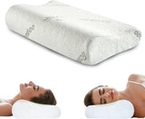 Orthopedisch neksteunkussen van traagschuim - Ergonomisch kussen Anti-snurkkussen voor zij-, buik- en rugslapers Pilow 60 cm x 40 cm x 12 cm Cervicale orthopedische kussens Naty Shop Standaardtitel