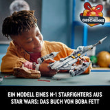 LEGO Star Wars Mandalorian Fighter N-1 uit het boek van Boba Fett Bouwspeelgoed met ruimteschip Set van 4 personages inclusief Baby Yoda figuur 75325 Bouwsets Besuche in LEGO-Store