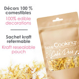 ScrapCooking - Gedroogde Goudsbloemen 3,5 g - Eetbare bloemen - Voedseldecoraties voor bakken - Voor desserts, cakes, taarten, muffins - Kerstmis, Lente, Verjaardag - Goudgeel - 7471