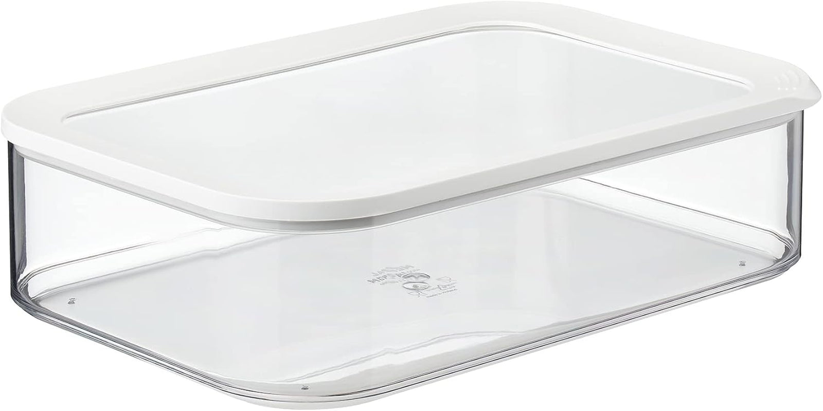 Mepal - Modula XXL Koelkast Opbergdoos - Voedselcontainer met Deksel - Keukenorganizer en Kunststof Opbergdoos - Stapelbare en Afsluitbare Koelkastorganizer - 4800ml - Witte Voedselbewaardozen Naty Shop