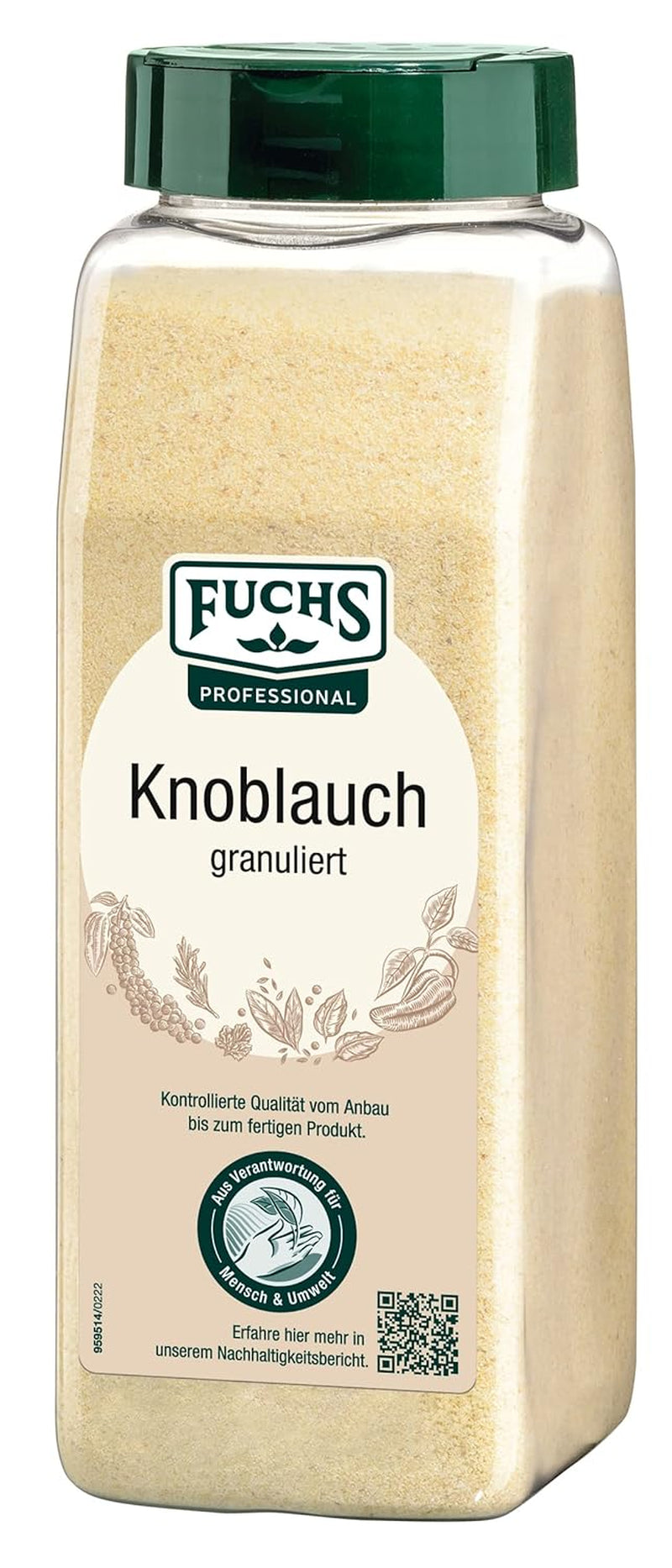 Fuchs Gewürze Knoblauch gegranuleerd, 600 g