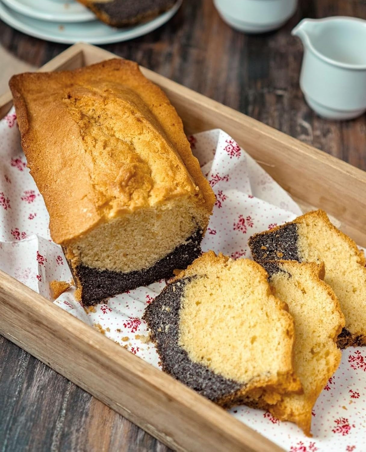 RUF Rührkuchen Backmischung, Nur Wasser & Öl Zugeben, Rezeptur Für Blechkuchen, Kastenkuchen, Muffins, Gugelhupf Und Tortenböden, 1X1000G Mengsel voor bakken en koken Naty Shop