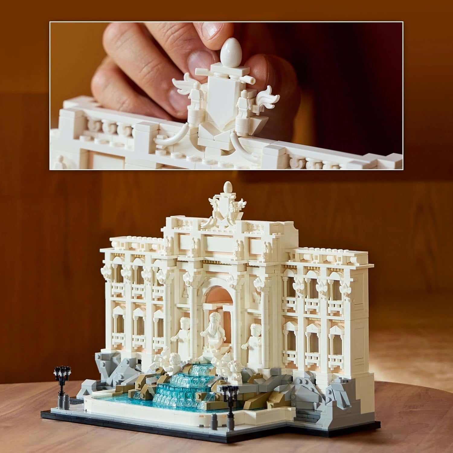 LEGO Architecture Trevifontein - Model van een monument in Rome met minifiguren sculpturen - verzamelstuk voor kantoor en woonkamer - cadeau voor volwassenen en architectuurliefhebbers 21062 Bouwsets Besuche den LEGO-Store