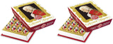 Reber Mozart-balletjes met pure chocolade, verpakking van 6 met marsepein en nougat, veganistisch - 1 x 120 g