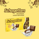 Schogenten voor kinderen, chocoladereep 100g, melkchocolade met romige melkvulling, handig geportioneerd. Een delicatesse. Stuk voor stuk.