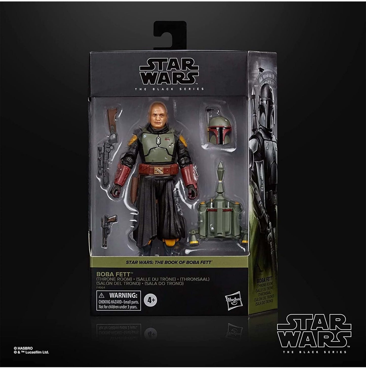 Star Wars Hasbro Black Series Boba Fett (troonzaal): The Book of Boba Fett verzamelfiguur, voor kinderen vanaf 4 jaar, multi, 15 cm hoogte actiefiguren Naty Shop