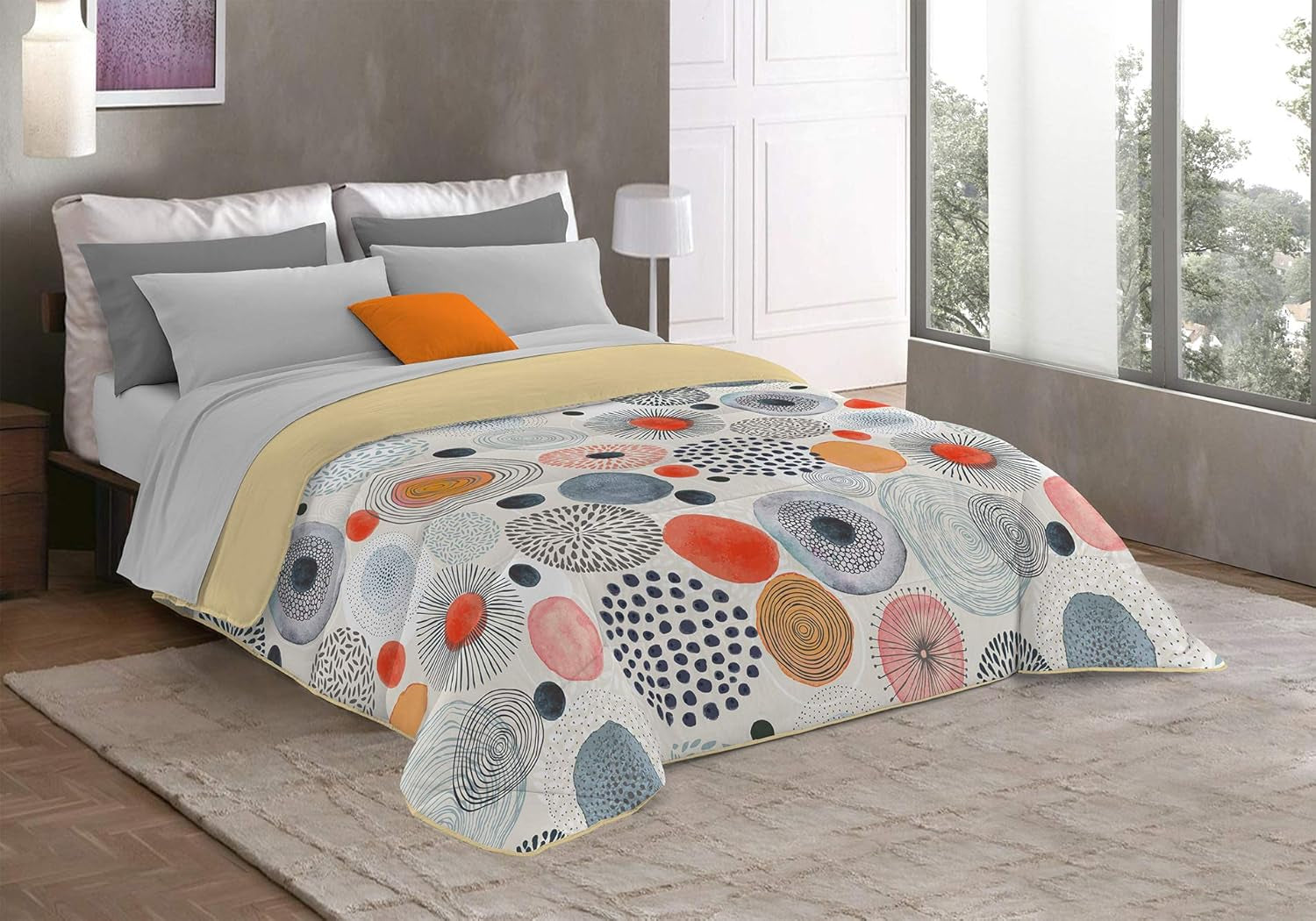 Fantasy T-Fa-Hypnotic-1P Winterquilt, Microvezel, Hypnotic, 170X260Cm Quilts en quilts Naty Shop Acquerello 170X260 Cm