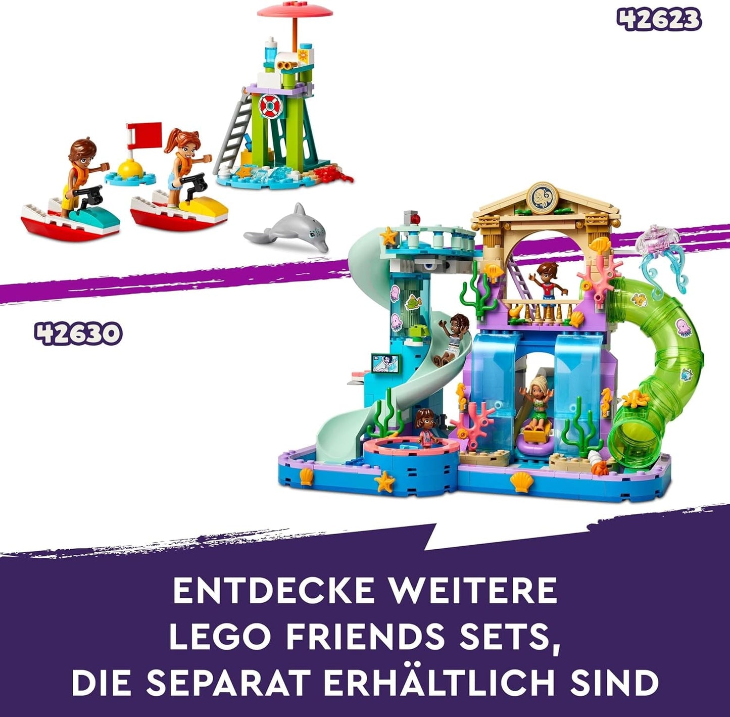 LEGO Friends Smoothiekraam op het strand Rollenspelspeelset Cadeau-idee voor meisjes en jongens vanaf 6 jaar met speelfiguren Schildpad en accessoires Sociaal ontwikkelingsspeelgoed 42625 Bouwsets Bekijk de LEGO-Store