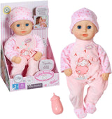 Annabell Kleine Annabell zachte pop 36cm, met stoffen lijfje en slaapogen, 36cm, 709870 Zapf Creation
