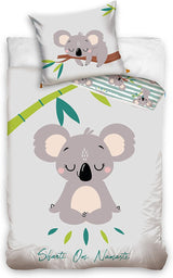 Beddengoed voor kinderen en tieners, unisex, Ursulet Koala, katoen Beddengoed - kinderen Naty Shop Standaardtitel