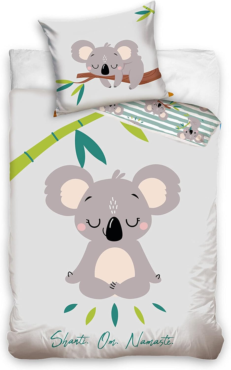 Beddengoed voor kinderen en tieners, unisex, Ursulet Koala, katoen Beddengoed - kinderen Naty Shop Standaardtitel