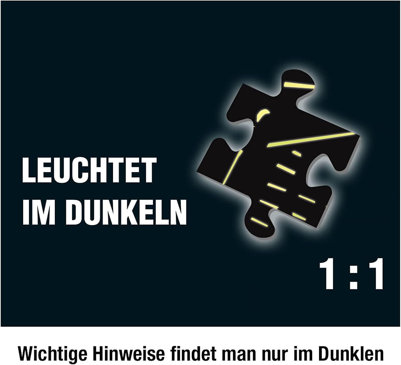 De drie??? - Misdaadpuzzel - De villa van de puzzels van KOSMOS 697976, 300 stukjes, Glow in the dark, Met UV-lamp, Lezen, Puzzel, Puzzels oplossen, Detectivepuzzel Vanaf 10 jaar Puzzel Naty Shop