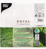 Papstar, 50 servetten "ROYAL Collection" 1/4-vouw 48 cm x 48 cm wit, #11577