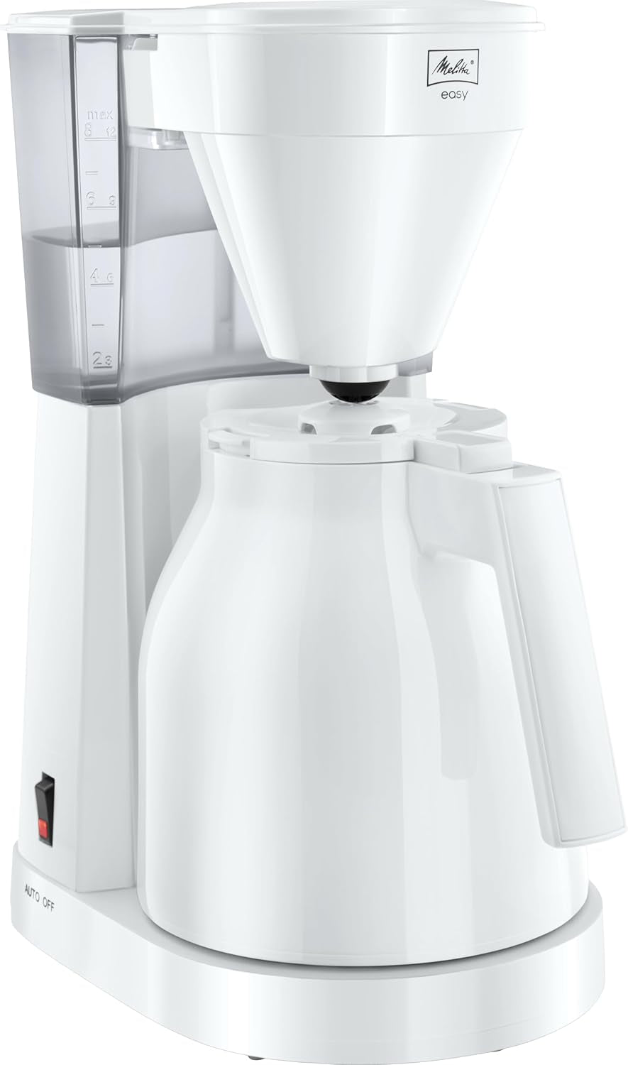 Melitta Easy – Espressomachine met filter en glazen karaf, voor maximaal 10 koppen koffie, zwart