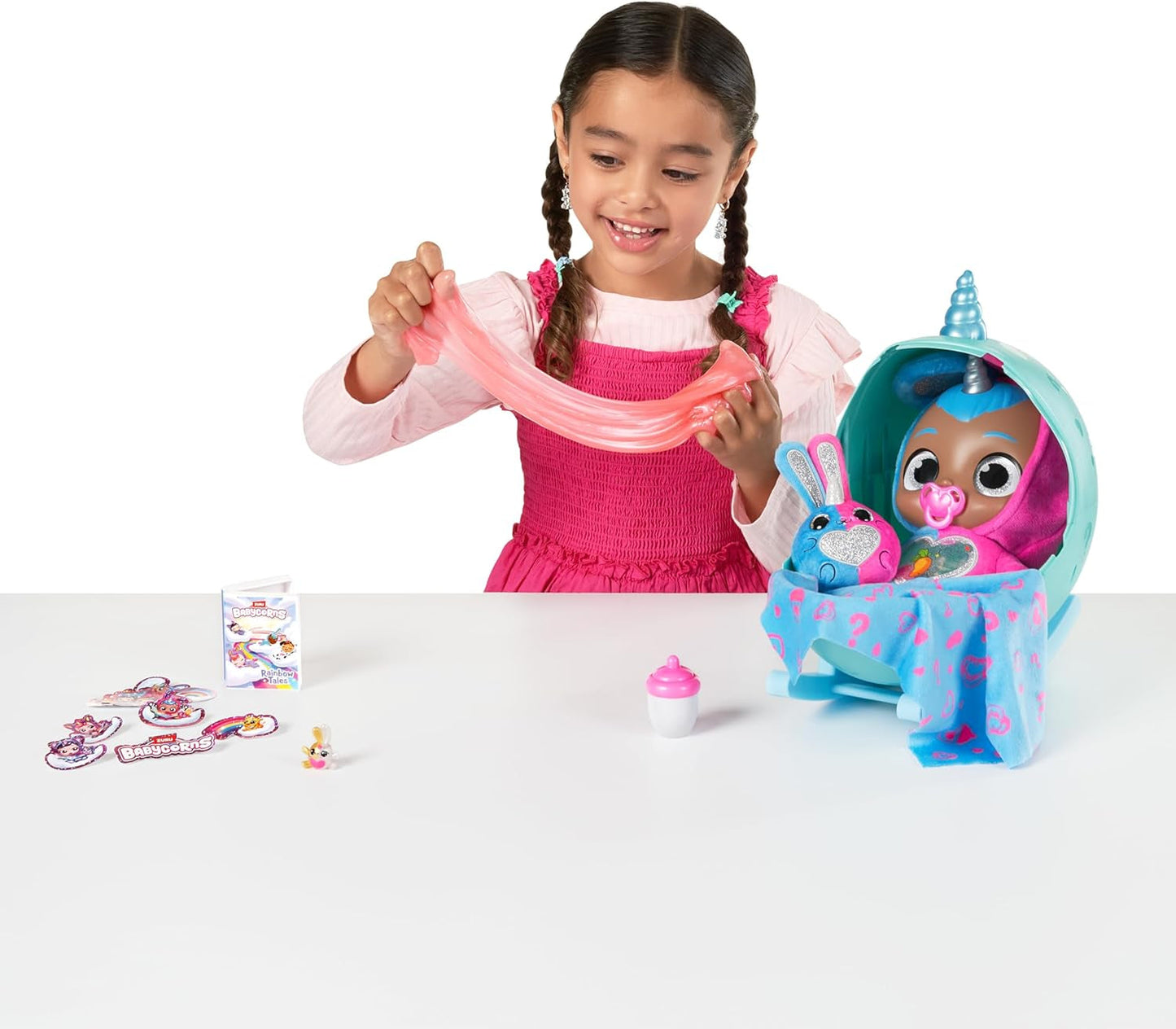 Babycorns Serie 1 van ZURU Magische Kat (Mac) Pop met Accessoires Unboxing Verrassingsspeelgoed voor kindermeisjes