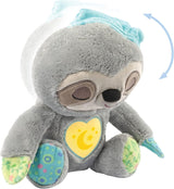 VTech Baby Schnarchi, de slaperige luiaard - Schattige knuffel om je te helpen in slaap te vallen - Met natuurlijke en alledaagse geluiden, muziek en nachtlampje - Voor baby's vanaf de geboorte Bebe Toys Naty Shop