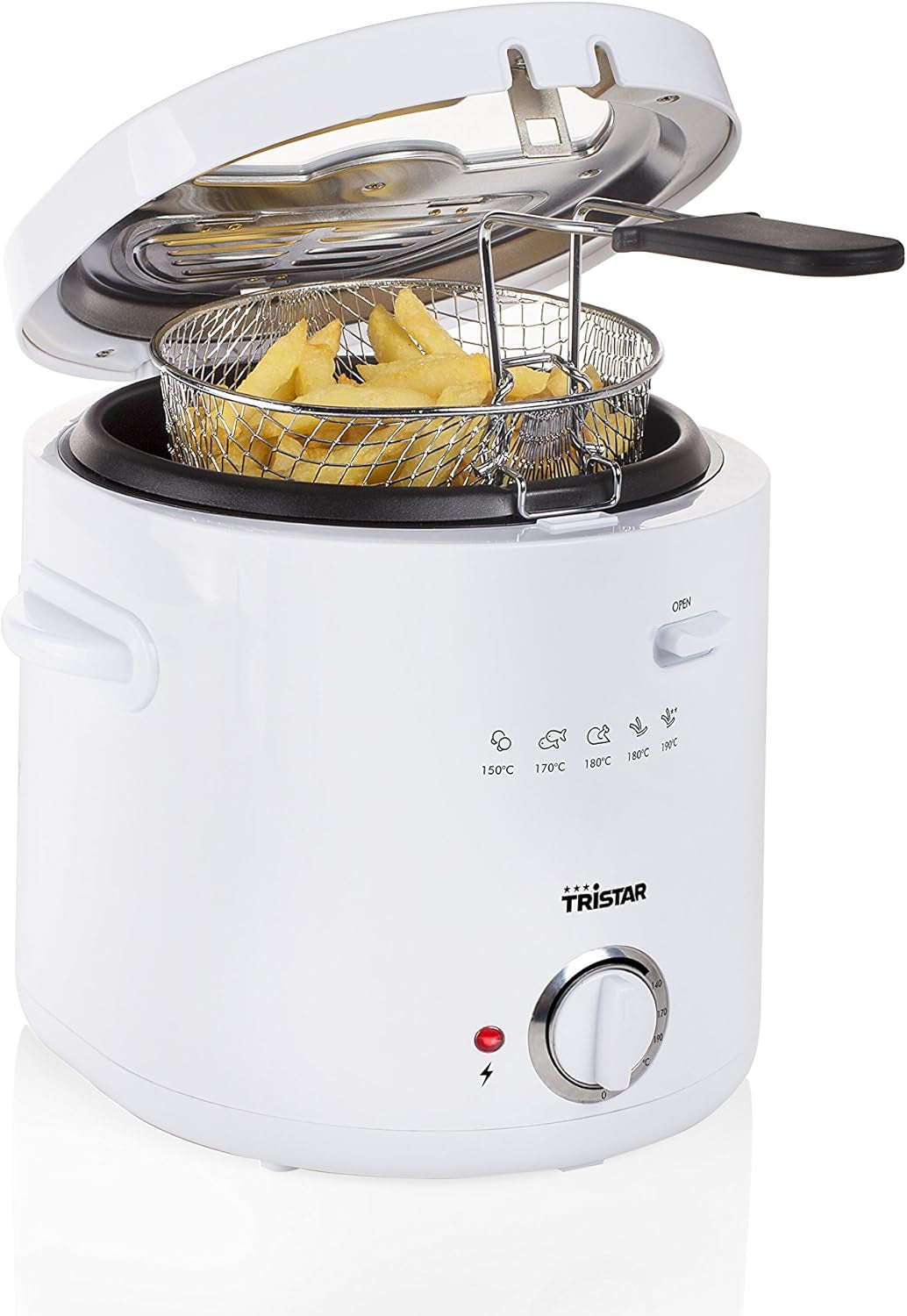 Tristar FR-6941 friteuse - thermostaat, 1,5 L, 1000 W, wit Apparaten Naty Shop Standaard Titel