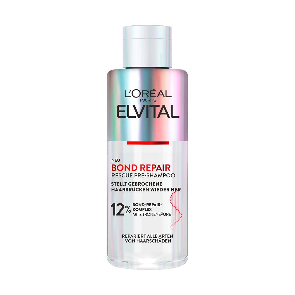 L'Oréal Paris Elvital Bond Repair Shampoo, Zachte reiniging voor haarherstel Douche en bad L'Oréal 200 ml Pre-Shampoo