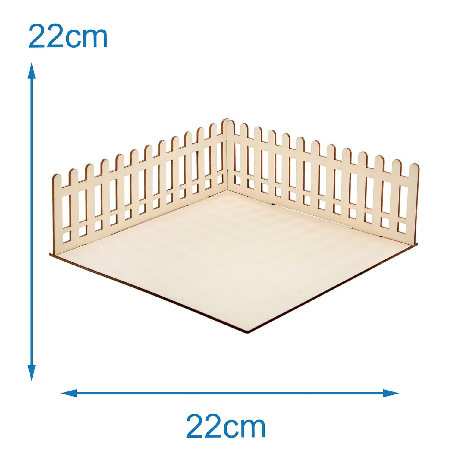 Baker Ross FN256 Mini Houten Tuinpoppenhuis - 1 Pack Kinderpoppenhuisset Knutselset