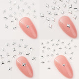 120 stuks Goud-Zilveren Ster Nagelbedels Ster Y2K Nagels Metalen Ster Nagelbedels Gemengde Maten Nagelschroeven Ster Nagelontwerp Nagelkunst 3D Sterbedels Nageldecoratie Nagelbedels Nagelaccessoires