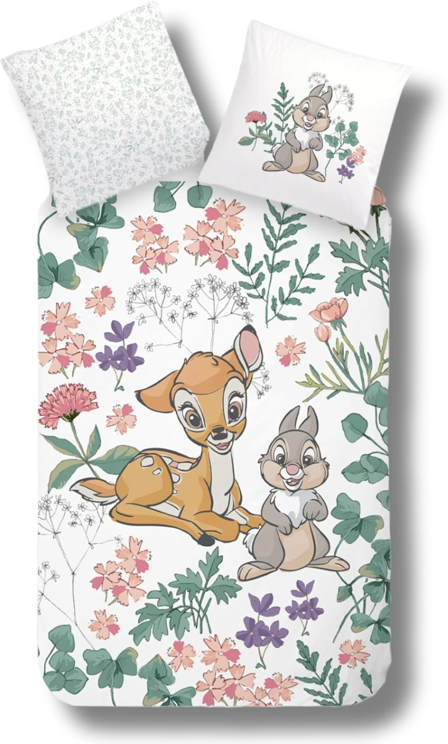 Kinderbeddengoed voor meisjes en jongens, cartoon, 100% katoen Beddengoed - kinderen Naty Shop Bambi Klopfer