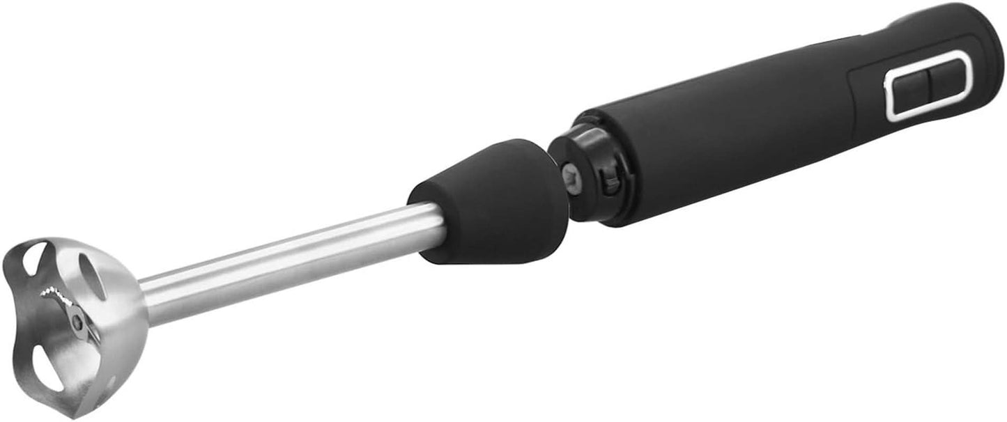 Emerio HB-111446 Keukenmixer, TESTSIEGER Preis/Leistung, Gummierter Rutschfester Griff, Edelstahl, Bpa-Frei, Schwarz, 250W Keuken Naty Shop